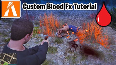 how to put on fake blood on clothes|realistic blood fivem.